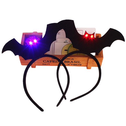 Halloween Glowing Bat Headbands