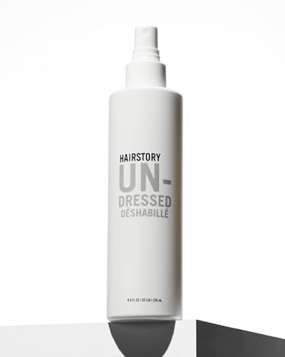 Hairstory Undressed - Texturizing Salt-Free Hairspray | Light, Long Lasting Hold for Dry Volume | Fine Beach Waves & UV Protection | Sea-Salt Alternative Hair Spray | Natural Ingredients, 8oz
