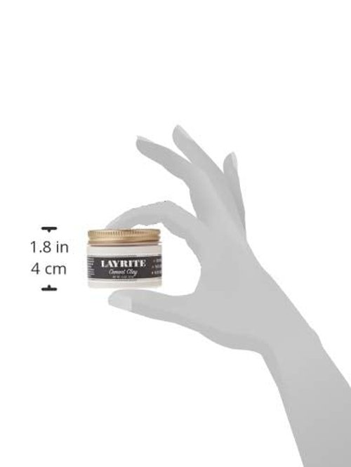Layrite Deluxe Hair Clay - Strong Hold & Matte Finish - 1.5 Ounce for All Hair Types