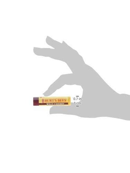 Burt's Bees Lip Balm - Wild Cherry Flavor, Moisturizing Formula | 0.15 oz, 2 Pack