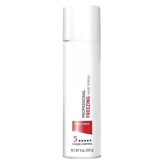 Skiennix Professional Mega Hold Freezing Hair Spray - Unisex, 9 Oz for All-Day Style Control