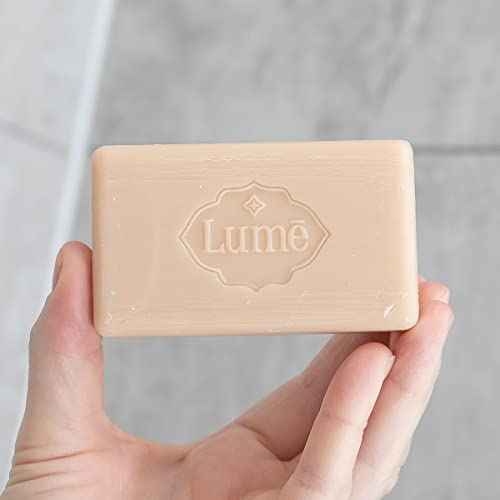Lume Triple Milled Bar Soap - Rich Moisture & Gentle Cleansing - Paraben Free, Phthalate Free, Skin Safe - 5 ounce (Clean Tangerine)