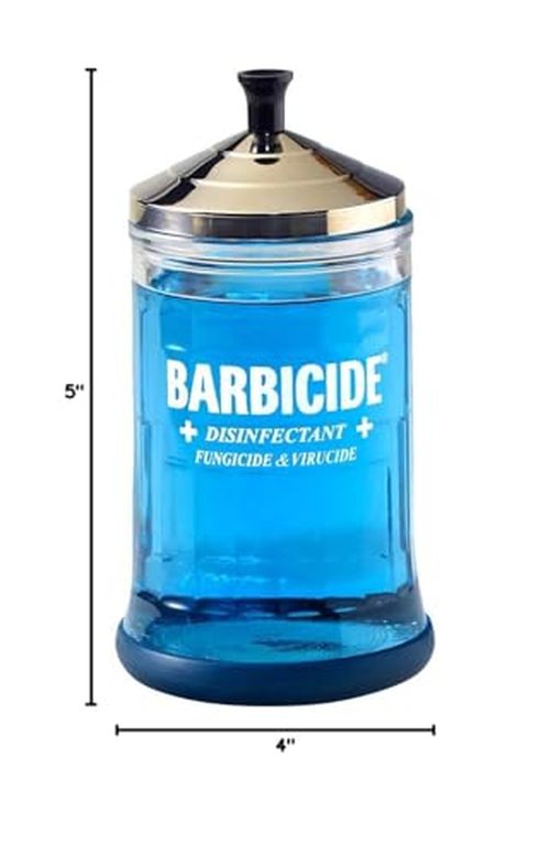 Barbicide Disinfectant Jar, Midsize, Original Version, 21 oz