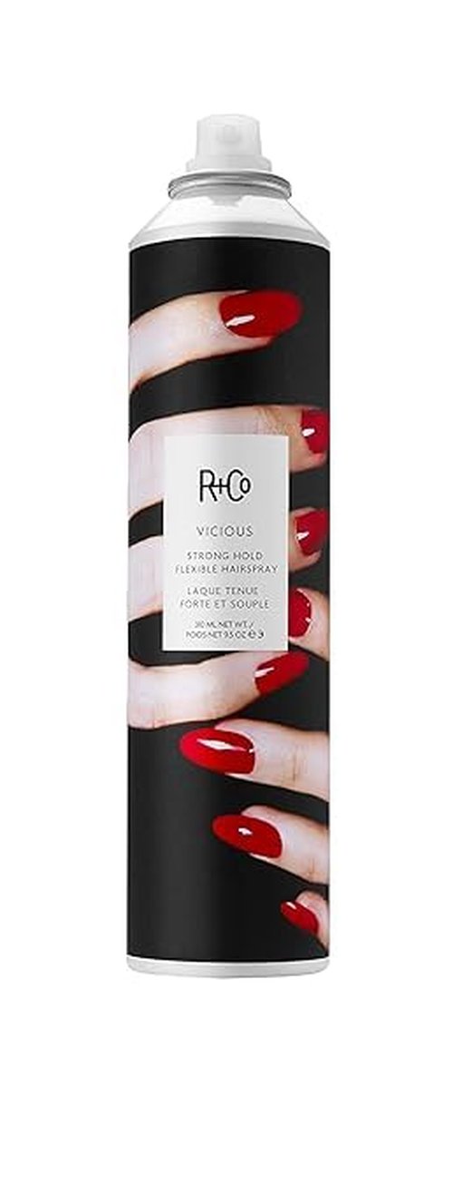 R+Co Vicious Strong Hold Flexible Hairspray - Long-Lasting Control for All Hair Types, Full Case