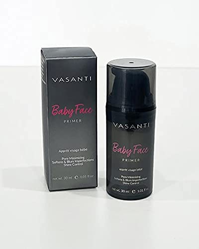 VASANTI Baby Face Primer 30ml - Pore-minimizing Primer, Lightweight, Long Term Hydration, Softens and Blurs Imperfections