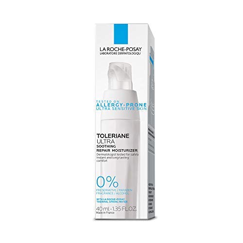 La Roche-Posay Toleriane Dermallergo Ultra Face Moisturizer - Soothing Repair for Sensitive Skin | 1.35 oz