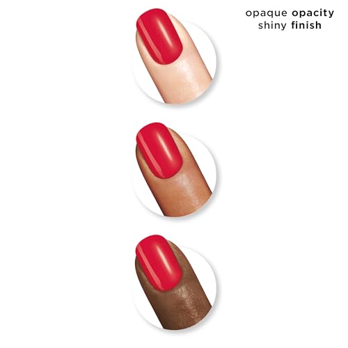 Sally Hansen Xtreme Wear, Pucker Up, Long Lasting, Chip Resistant, Opaque, Shiny Red Nail Polish