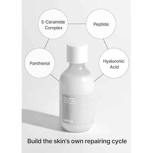 celimax Dual Barrier Creamy Toner | with Ceramides, Peptide, Oil & Alcohol Free, Facial Astringent, Hydrating, Calming, Soothing, Non Irritating,150ml