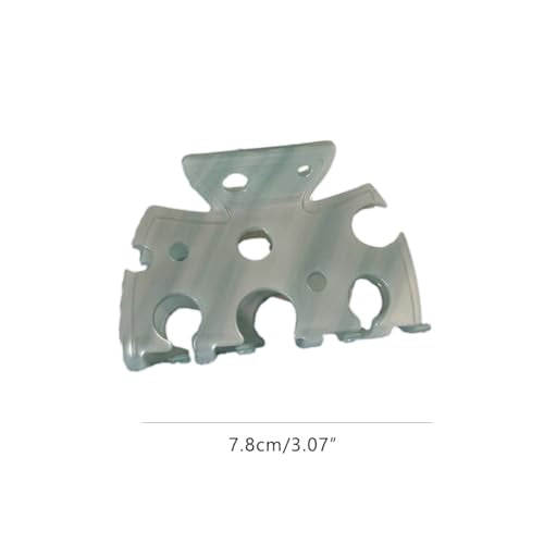 Cheese Hair Clip,Acetate Claw Clips,Hair Clips for Women,Cyan