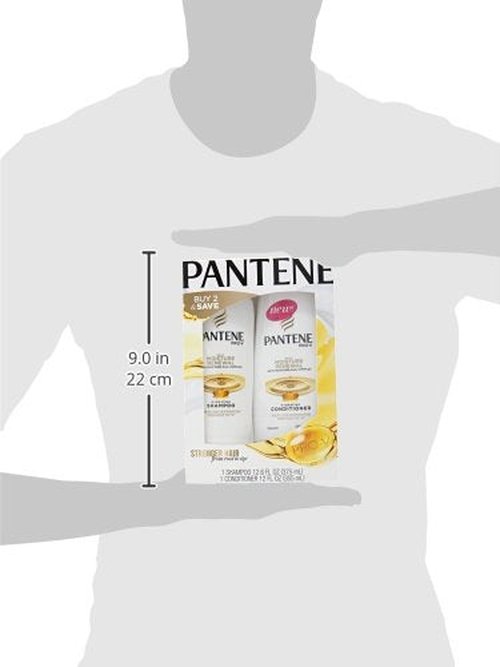 Pantene Pro-V Daily Moisture Renewal Shampoo and Conditioner Bundle (Packaging May Vary)
