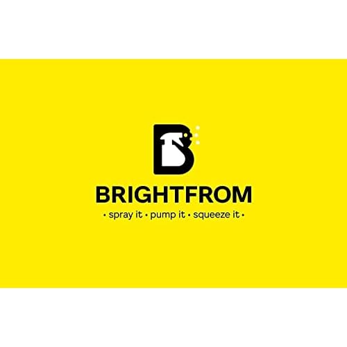 BRIGHTFROM Empty Lotion Pump Bottles 16 OZ, BPA-Free Refillable Containers, Plastic PET, Great for - Soap, Shampoo, Lotions, Liquid Body Soap, Creams and Massage Oil's, 2 Pack (White Pump)