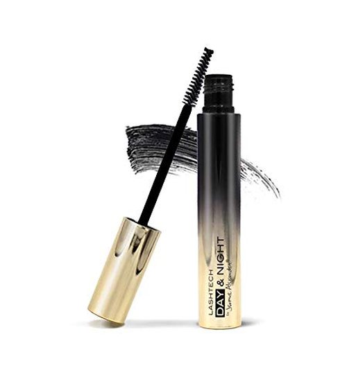Jerome Alexander LashTech Volumizing Mascara Set - Day & Night with Eye Makeup Remover | Black