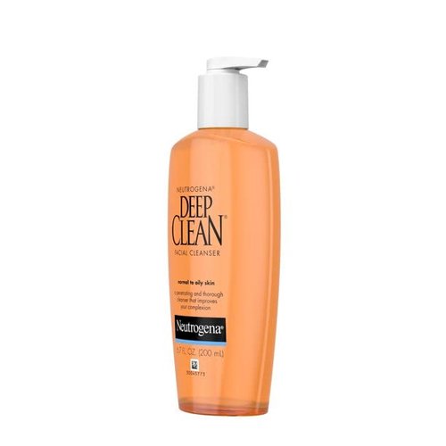 Neutrogena Deep Clean Facial Cleanser - Beta Hydroxy Acid Formula for Oily Skin | 6.7 fl. oz, 6-Pack