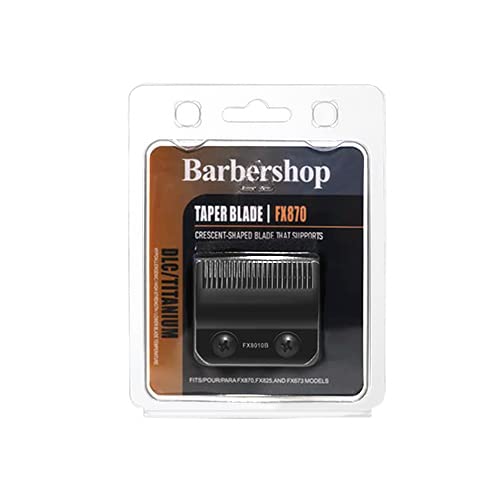 BaBylissPRO FX8010B Replacement Fade Blades - Black Graphite Compatible with FX870/FXF880/FX810/FX825/FX673N