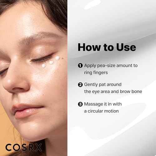 COSRX Snail Mucin Peptide Under Eye Cream, 0.84 fl oz, 73.7% Snail Mucin and Niacinamide, Eye Care, Eye Cream Anti Aging, Dark Circles, Korean Skin Care