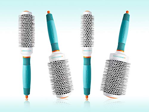 Moroccanoil Ceramic Round Brush - Professional Styling Tool for Smooth, Shiny Hair