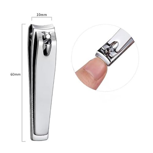 10 Pack Straight Nail Clippers Bulk,Sharp Blade Toe Nail Clippers Fingernail & Toenail Nail Clipper in Bulk,Nail Supplies Manicure Tools for Women Man Adult Homeless Care