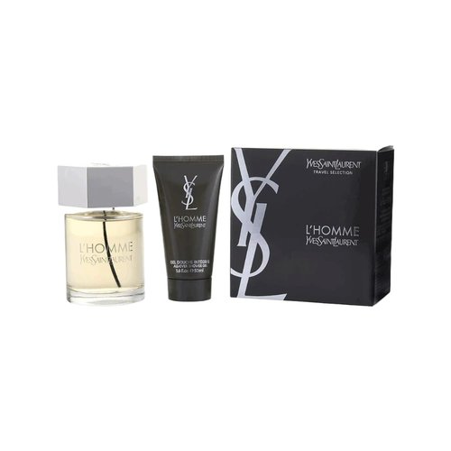 LHomme by Yves Saint Laurent - Men's 2 Pc Gift Set with 3.3oz EDT Spray & 1.6oz Shower Gel