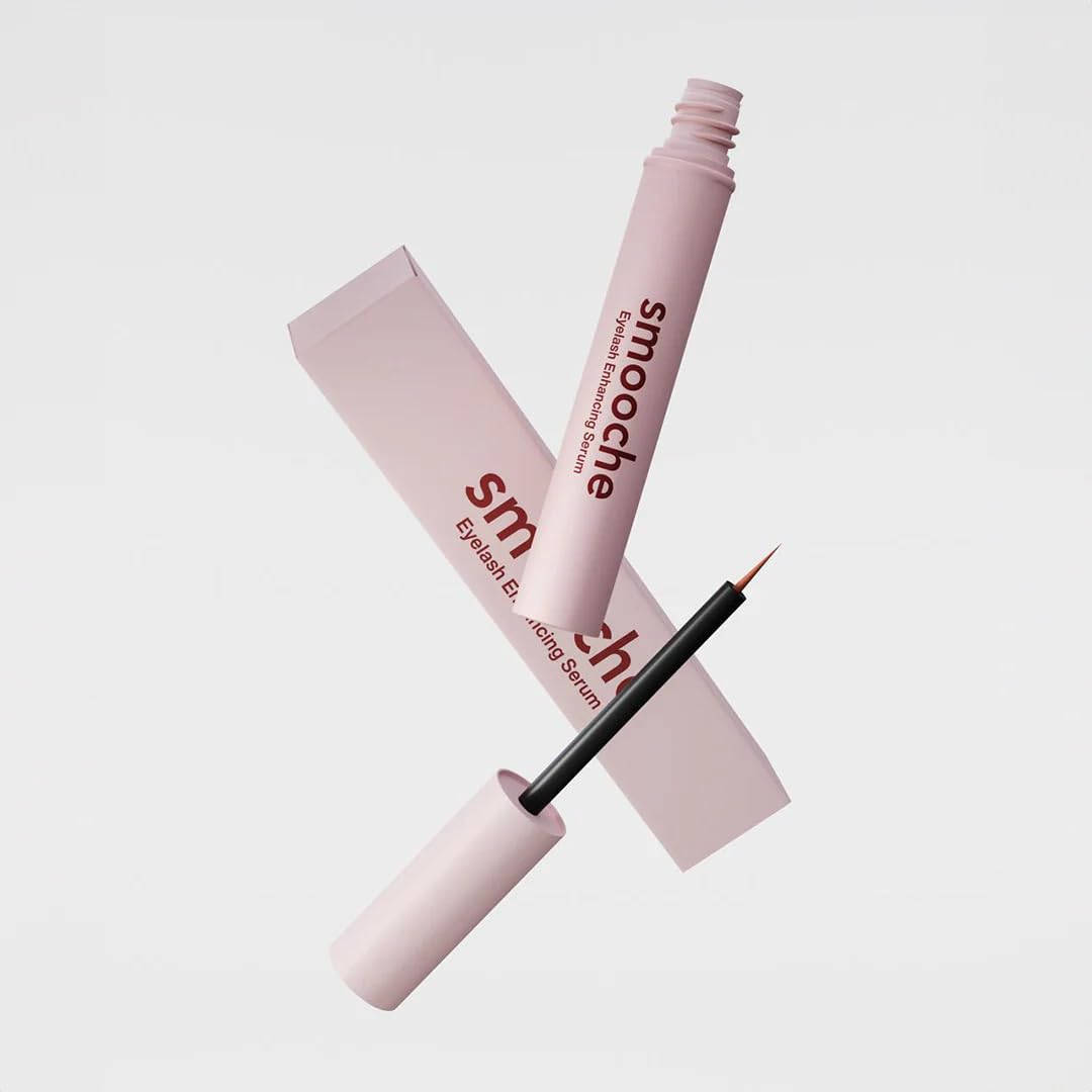 Smooche Eyelash Growth Serum - Clinically Tested for Longer, Thicker Lashes in 8 Weeks | Vegan & Cruelty-Free