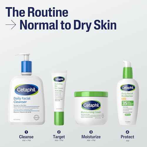 Cetaphil Face Wash, Daily Facial Cleanser for Sensitive, Combination to Oily Skin, 20 oz, Gentle Foaming, Soap Free, Hypoallergenic