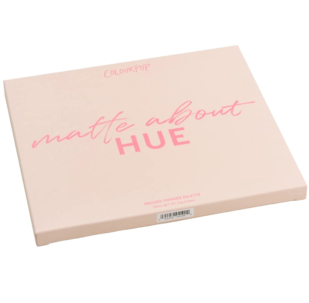 Colourpop Matte About Hue Eyeshadow Palette - Vibrant Rainbow Shades for Stunning Looks
