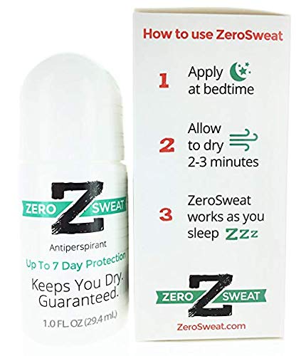 ZeroSweat Antiperspirant Deodorant | Clinical Strength Hyperhidrosis Treatment - Reduces Armpit Sweat (2 Pack)