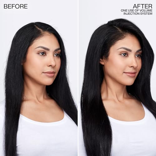 Redken Volume Injection Shampoo | Lightweight Volume Shampoo For Fine Hair | Adds Volume, Lift, and Body to Flat Hair | Soft, Shiny Finish | Paraben Free