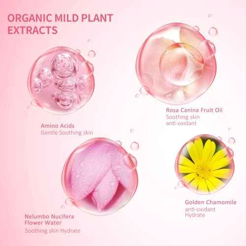 Eyelash Extension Cleanser 207ml +Mascara Wand+ Brush Eyelid Foaming Cleanser,Eyelash Wash and Lash Bath for Extensions,Paraben & Sulfate Free,Makeup Remover,Salon and Home use£¨207ml/7fl.oz)