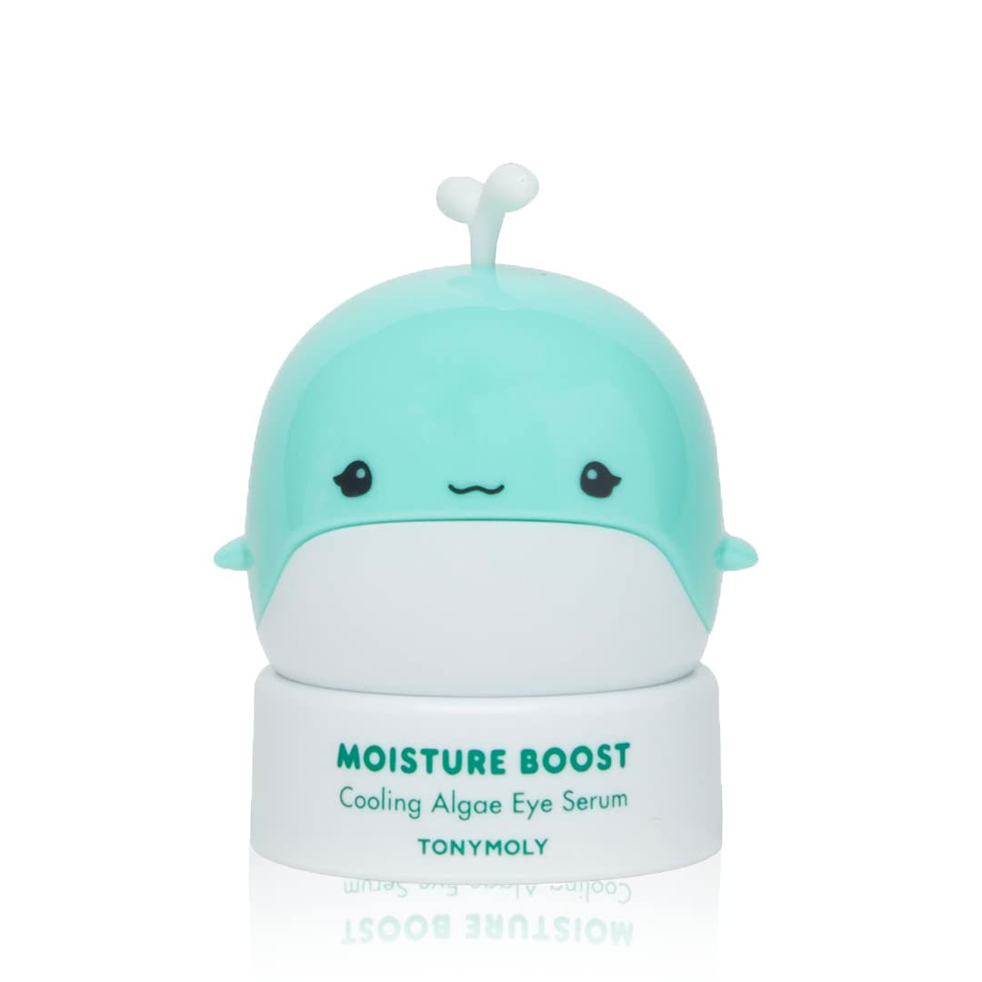 TONYMOLY Moisture Boost Eye Serum - Hydrating & Soothing Algae Formula with Hyaluronic Acid, 15g