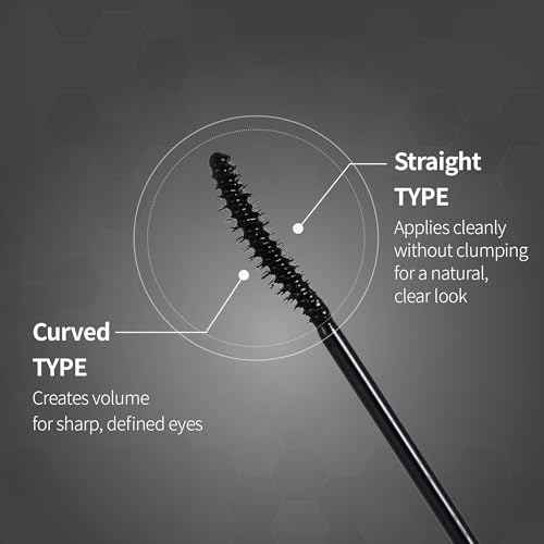 BENTON Honest Black Eyelash Serum - Eyelash Growth Serum for Thicker, Fuller Lashes - Creating a Makeup Look with Black Tint, 0.27 fl. Oz