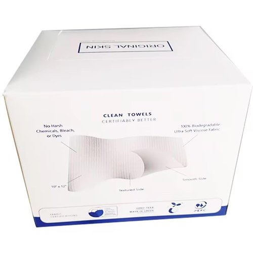 Disposable Face Towels Original Skin Clean XL, Disposable Makeup Remover Wipes, Extremely Soft, 50 Count
