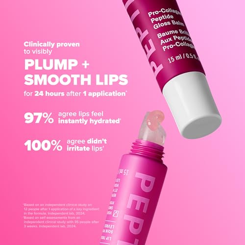 Paula’s Choice Pro-Collagen Peptide Gloss Lip Balm, Hydrates & Smooths Lips, Sheer & Glossy Finish for Fuller Lips, Sheer Tint, Non-Sticky, Cruelty-Free, 0.5 oz