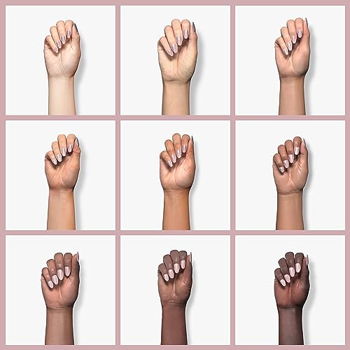 RARJSM Nude Pink Gel Nail Polish - Neutral, Transparent, French, Milky Pink Skin Tone - Sheer Light Pink Gel Nail Varnish - UV LED Cured, Soak Off - Home Salon DIY - 15ml Single Bottle