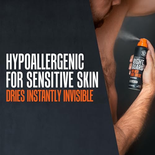 Right Guard Xtreme Defense Antiperspirant & Deodorant Spray | 5-in-1 Protection Dry Spray Deodorant For Men | Blocks Sweat 2X Longer | 72-Hour Odor Control | Fragrance Free, 3.8 oz. (3 count)