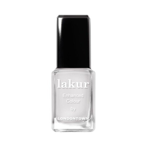 LONDONTOWN Lakur Nail Polish - Shimmery Silver Glitter, Chip-Resistant & Non-Toxic Formula