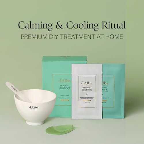 d'alba Piedmont White Truffle Serum & Cream Modeling Mask (Calming/Cooling)