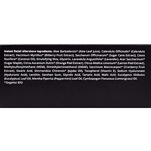 Brickell Men's Products Aftershave Balm - Natural & Organic Soothing Relief for Razor Burn | 4 Ounce
