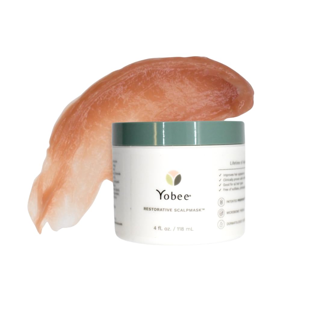 Yobee Restorative Scalp Mask | Dry Scalp Treatment with Probiotic Extracts & Organic Honey - 4 fl oz