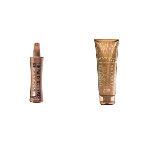 Brazilian Blowout Ionic Bonding Spray - Nourishing Hair Treatment | 3.4 Fl Oz