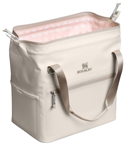 STANLEY All Day Julienne Mini Soft Cooler Bag and Lunch Box 7.4 Quarts | 10 Can Cooler with Handles and Strap | Stays Cold for Hours | Insulated Travel Bag with Zipper | BPA-Free | Mist