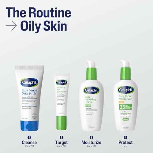 Exfoliating Face Wash, Extra Gentle Daily Face Scrub, Gently Exfoliates & Cleanses, For All Skin Types, Non-Irritating & Hypoallergenic, Suitable For Sensitive Skin, 6 Fl Oz, Pack of 2