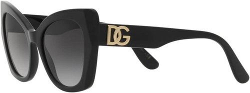 Dolce & Gabbana DG 4405 Women’s Sunglasses - Black/Grey Shaded | Stylish 53/20/140 Fit