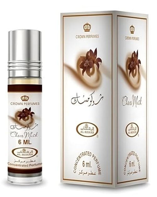 Choco Musk by Al-Rehab for Unisex - 0.2 oz Concentrated Perfume Oil Rollerball (Mini)