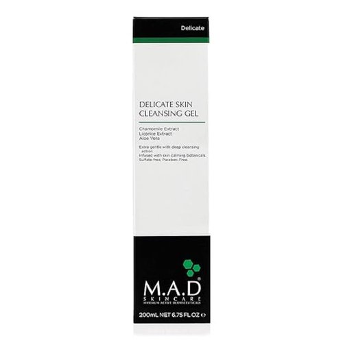 M.A.D Skincare Delicate Skin Cleansing Gel - Extra Gentle Formula | 6.75 oz
