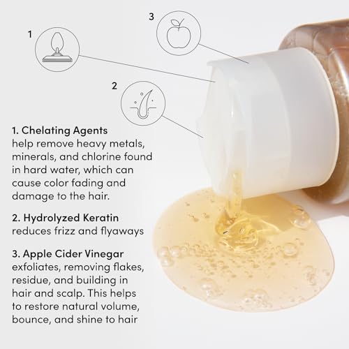 OUAI Detox Shampoo (10 fl oz) & Anti-Dandruff Deluxe Size (1 fl oz) Bundle - Soothing, Clarifying Shampoo Set for Dry, Flaky Scalp - Removes Dirt & Build Up (2 Count)