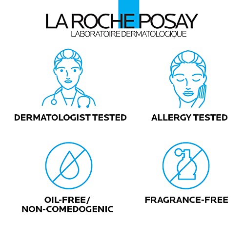 La Roche-Posay Toleriane Hydrating Gentle Facial Cleanser, Daily Face Wash with Ceramide and Niacinamide for Normal to Dry Sensitive Skin, Oil-Free, Fragrance Free