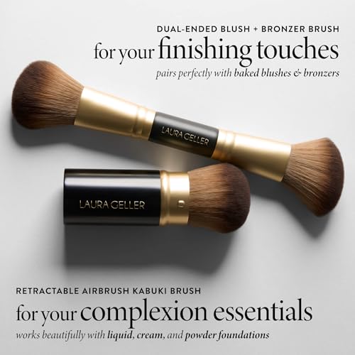 LAURA GELLER NEW YORK Cosmetic Professional Makeup Brushes - Cruelty-Free - Classic Bronzer Brush