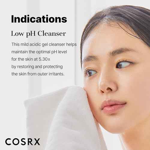 COSRX Low pH Good Morning Gel Face Cleanser, 5.07 fl oz, BHA Face Wash, Daily Mild Face Cleanser for Sensitive Skin, PH Balancing, Korean Skin Care, Korean Face Wash