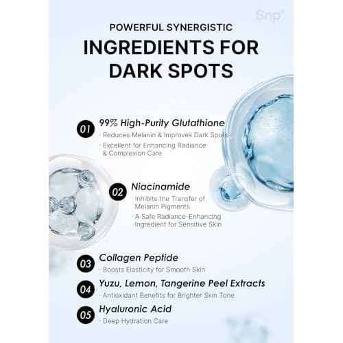 SNP 99% Glutathione + Niacinamide B3 Eye Patch | Nourishing Under Eye Patches for Blemishes and Dark Spots | Under Masks for Puffy Eyes and Dark Circles | Korean Skincare | 60 Patches