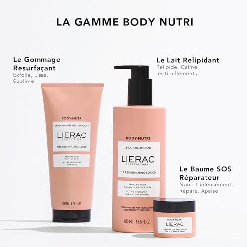 Lierac Replenishing Body Lotion for Women - Hydrating Formula with Niacinamide, Urea & Shea Butter | 400ml